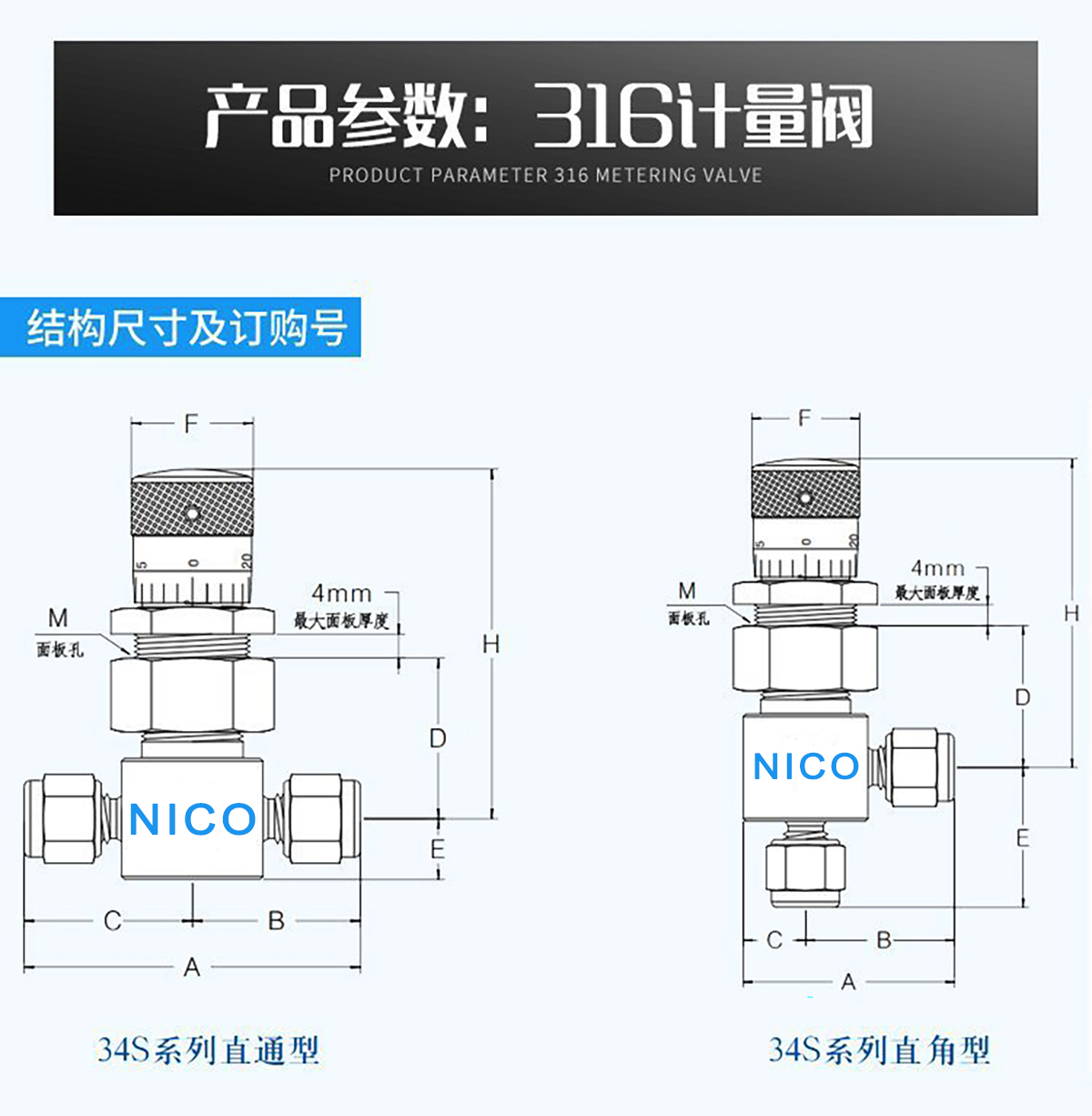 进口直角角式调流阀结构